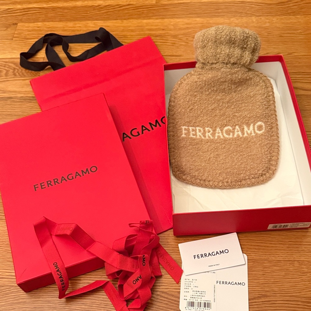 Salvatore Ferragamo Boutique Wool Water Bottle